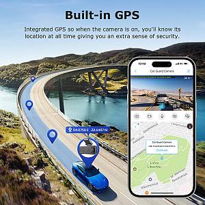 SECTEC smart κάμερα αυτοκινήτου ST-CC09-GPS-EU, μπροστινή/καμπίνας, 1080p, 4G, GPS ST-CC09-GPS-EU