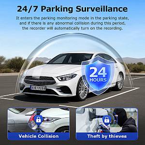 SECTEC smart κάμερα αυτοκινήτου ST-CC09-GPS-EU, μπροστινή/καμπίνας, 1080p, 4G, GPS ST-CC09-GPS-EU