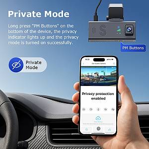 SECTEC smart κάμερα αυτοκινήτου ST-CC09-GPS-EU, μπροστινή/καμπίνας, 1080p, 4G, GPS ST-CC09-GPS-EU