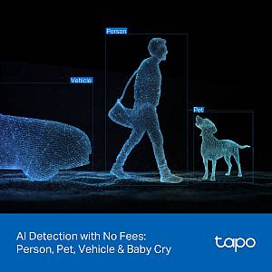 TP-LINK smart κάμερα Tapo C246D, dual lens, 2K/3MP, WiFi, PTZ, IP65, V1.0 TAPO-C246D