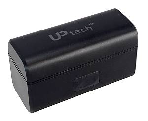 UPTECH ασύρματα μικρόφωνα UPW-M9MAX με θήκη φόρτισης, USB-C, 2.4GHz, μαύρο UPW-M9MAX