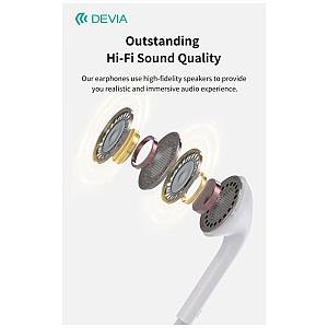 Hands Free Stereo A3 Devia EM102 iP Kintone Λευκό