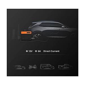 Συμπιεστής Αέρα Xiaomi Midrive 70Mai Portable Electric Air Compressor Eco TP04 με Καλώδιο Αναπτήρα Μαύρο