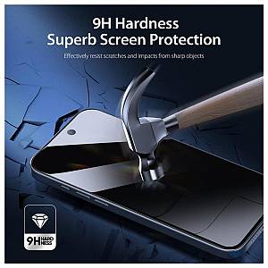 Tempered Glass Full Face Privacy Dux Ducis Apple iPhone 17 Μαύρο (1 τεμ.)