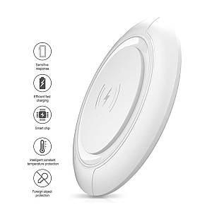 Ασύρματος Φορτιστής Devia EA242 V3 15W για Smartphones Allen Μαύρο