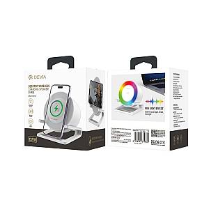 Φορητό Ηχείο Bluetooth I-M3 Desktop & Ασύρματος Φορτιστής 15W Devia EM054 5W Smart Λευκό