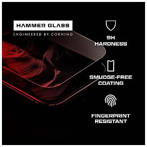 Tempered Glass Hammer Glass Apple iPhone 16 Corning (1 τεμ.)