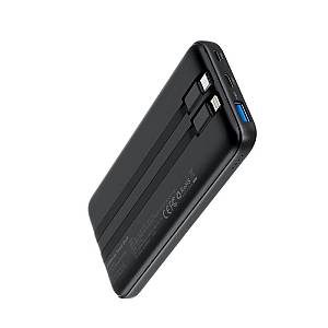 Φορτιστής Ανάγκης Choetech B654 PD 22.5W 10000mAh με Καλώδια USB C & Lightning Μαύρο