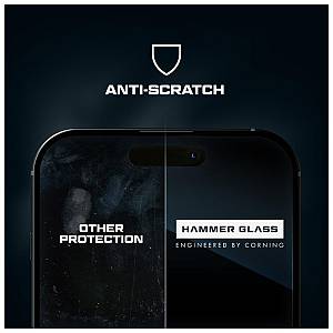 Tempered Glass Hammer Glass Apple iPhone 15 Pro Corning (1 τεμ.)