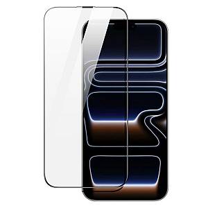 Tempered Glass 2.5D Dux Ducis Apple iPhone 17 Pro με Dust-free Auto Alignment Kit Roga Μαύρο (1 τεμ.)