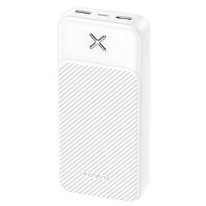 Φορτιστής Ανάγκης Foneng PX110 10W 20000mAh με 2 Θύρες USB A Λευκό