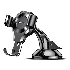 Universal Βάση Στήριξης Ταμπλό & Παρμπρίζ Αυτοκινήτου Baseus Osculum Gravity Μαύρο