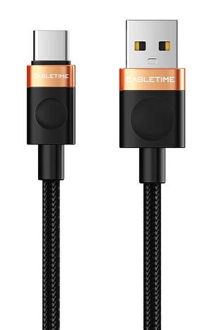 CABLETIME καλώδιο USB-C σε USB CT-AMCM2A, 2A, 480Mbps, 1m, μαύρο 5210131155851