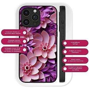 Θήκη Sonique 3D Flower Series για Oppo Reno14 Pro 5G Ροζ