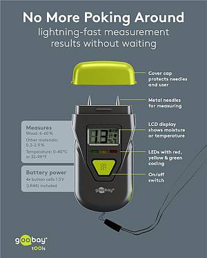 GOOBAY ψηφιακό θερμόμετρο & υγρασιόμετρο 77832 77832