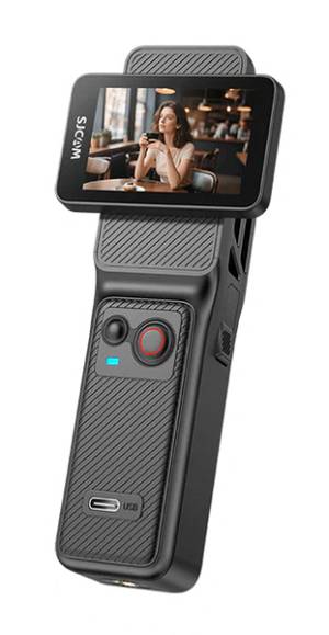 SJCAM action camera C400 με ασύρματο χειριστήριο, 16MP/4K, WiFi, αδιάβροχη θήκη, μαύρη C400