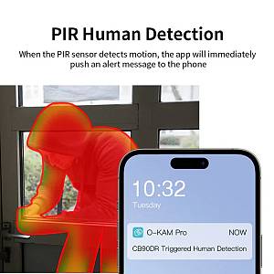 VSTARCAM smart κάμερα CB90DR, 2MP, dual lens, WiFi, PTZ, SD, 5200mAh backup battery CB90DR