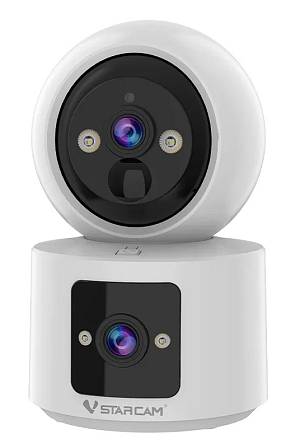 VSTARCAM smart κάμερα CB90DR, 2MP, dual lens, WiFi, PTZ, SD, 5200mAh backup battery CB90DR