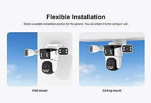 VSTARCAM smart κάμερα CS621FR, four-lens, 2MP, WiFi, SD, PTZ, IP66 CS621FR