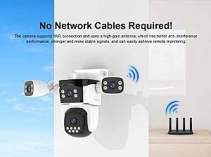 VSTARCAM smart κάμερα CS621FR, four-lens, 2MP, WiFi, SD, PTZ, IP66 CS621FR