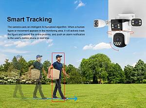 VSTARCAM smart κάμερα CS621FR, four-lens, 2MP, WiFi, SD, PTZ, IP66 CS621FR