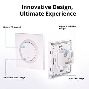 SONOFF θήκη για smart διακόπτη ERBS, πλαστική, λευκή ERBS