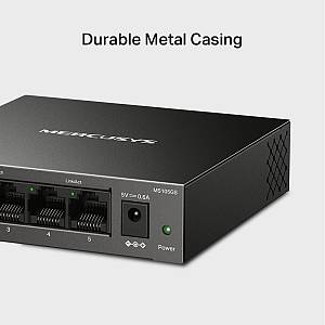 MERCUSYS desktop switch MS105GS, 5x Gigabit θύρες, V2.0 MS105GS