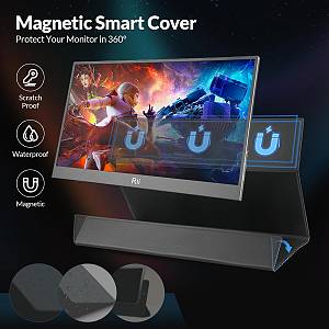 RIITEK φορητή οθόνη RS100, IPS, 15.6 1920x1080, HDR, mini HDMI/USB-C, με ηχεία RT-RS100