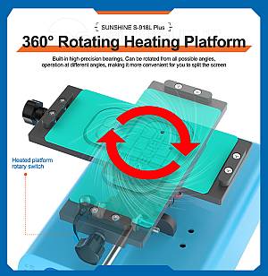 SUNSHINE διαχωριστής LCD οθόνης S-918L Plus για επισκευές κινητών, 400W S-918LPLUS