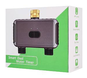 INHOCON smart προγραμματιστής ποτίσματος SGW08W, 2 θέσεων, WiFi, IP55 SGW08W