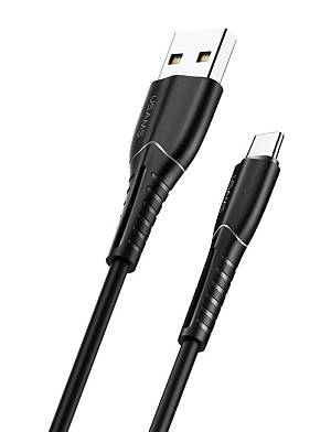 USAMS καλώδιο USB-C σε USB US-SJ366, 2A, 1m, μαύρο SJ366USB01