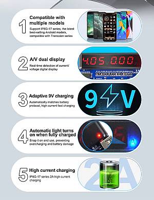 SUNSHINE tester μπαταριών SS-916 Ultra για Apple & Android smartphone, V3.0 SS-916ULTRA