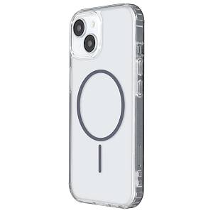 Samsung Galaxy S26 - Anti Shock Thin Grey Magsafe Case Transparent