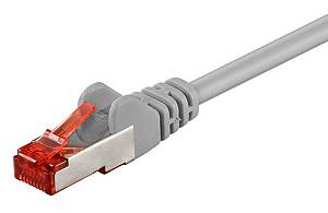GOOBAY καλώδιο δικτύου 50892, CAT 6 S/FTP, copper, 250MHz, 15m, γκρι 50892