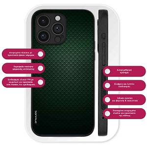 Θήκη Sonique Carbon Series για Xiaomi Redmi Note 11 4G / Redmi Note 11S Πράσινο
