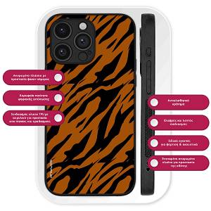 Θήκη Sonique Animal Print Series για Apple iPhone 16e Tiger 01