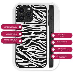 Θήκη Sonique Animal Print Series για Xiaomi Redmi Note 11 4G / Redmi Note 11S Zebra