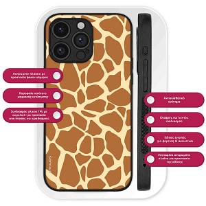 Θήκη Sonique Animal Print Series για Xiaomi Redmi Note 8 / Redmi Note 8 2021 Giraffe 02
