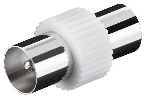 GOOBAY αντάπτορας καλωδίου coaxial 11535, αρσενικό, λευκό, 10τμχ 11535