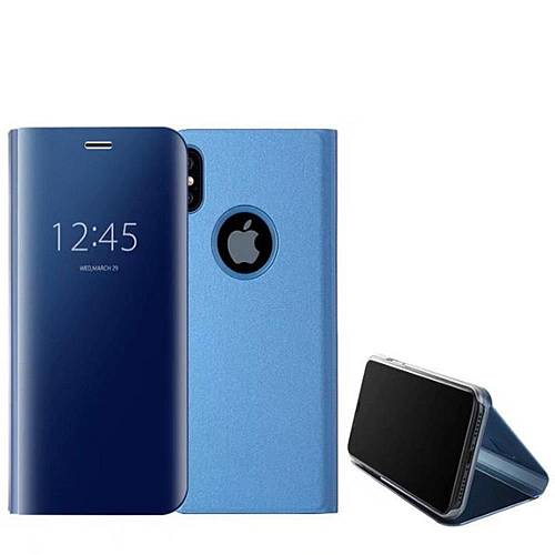 Apple iPhone XS Max - Θήκη Book Style Clear View Μπλε