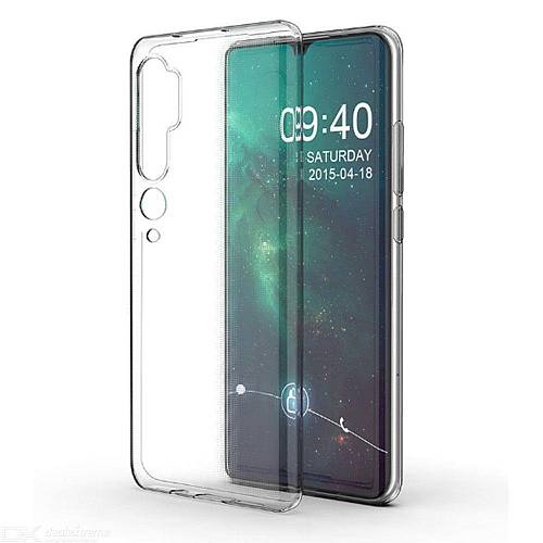 XIAOMI Mi Note 10 / 10 Pro - ΘΗΚΗ ΣΙΛΙΚΟΝΗΣ ULTRA SLIM 0,3mm ΔΙΑΦΑΝΗ