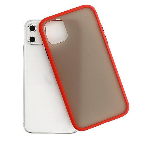 Samsung Galaxy S20 - Silicon Vennus Color Button Bumper case red