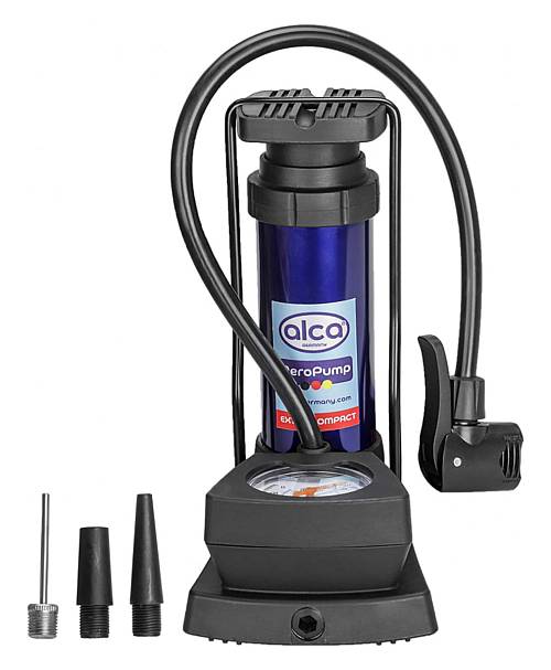 ALCA τρόμπα ποδιού 201300 με μανόμετρο, 160PSI, μπλε 201300