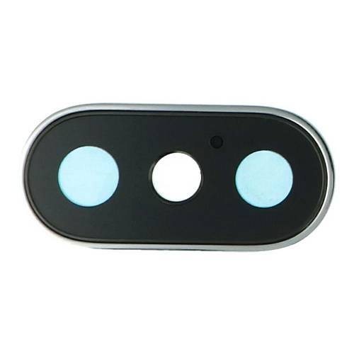 Apple iPhone X - Back Camera Lens and Bezel White Original