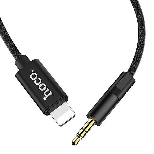 HOCO - UPA13 AUX Audio to Lightning Cable 3,5m Black