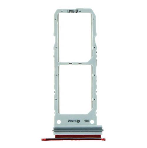SAMSUNG Galaxy Note 10 - SIM Card Tray Dual Card Red Original