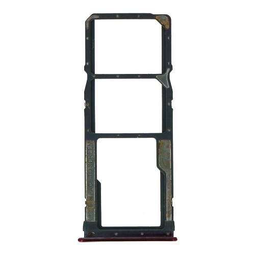 XIAOMI Redmi 7 - SIM Card Tray Dual Card Mirror Red Original