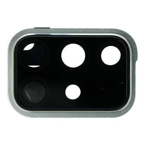 SAMSUNG A715F / A716F Galaxy A71 - Back Camera Lens and Bezel Silver Original