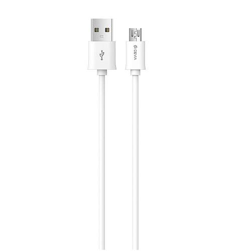 Devia - Smart Series EC081 Cable for Micro USB White (5V 2A,1M)
