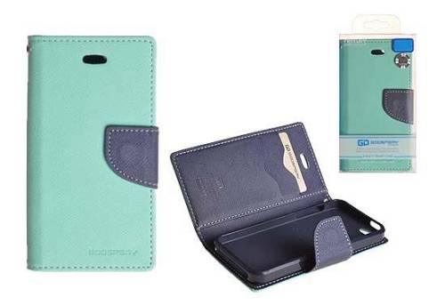 APPLE iPhone 6 Plus - ΘΗΚΗ MERCURY FANCY DIARY BOOK STYLE ΠΟΡΤΟΦΟΛΙ ΒΕΡΑΜΑΝ - ΜΠΛΕ